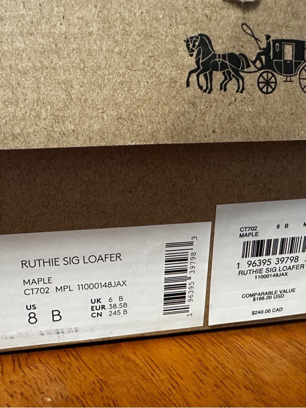 Coach Ruthie loafers in signature jacquard women’s size 8 - Picture 12 of 12